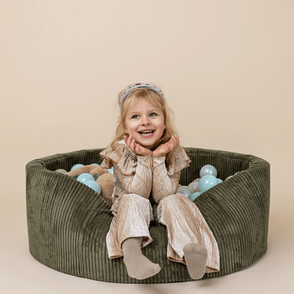 Piscine à Balles Aesthetic Brun 90x30cm avec 200 Balles