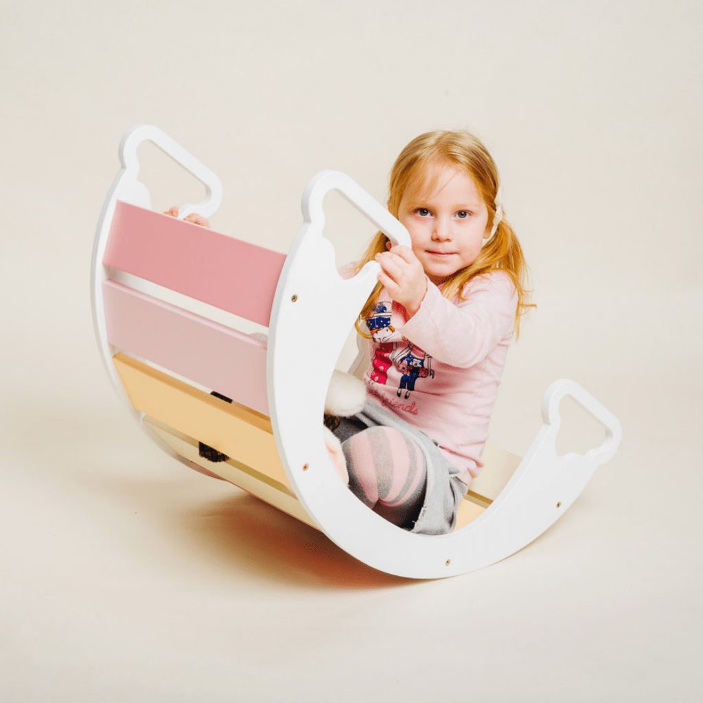 Arche d'Escalade & Balancelle "The Sway" – Arc - en - Ciel (Montessori) en Bois | Motricidade Tinitto – Fabrication européenne