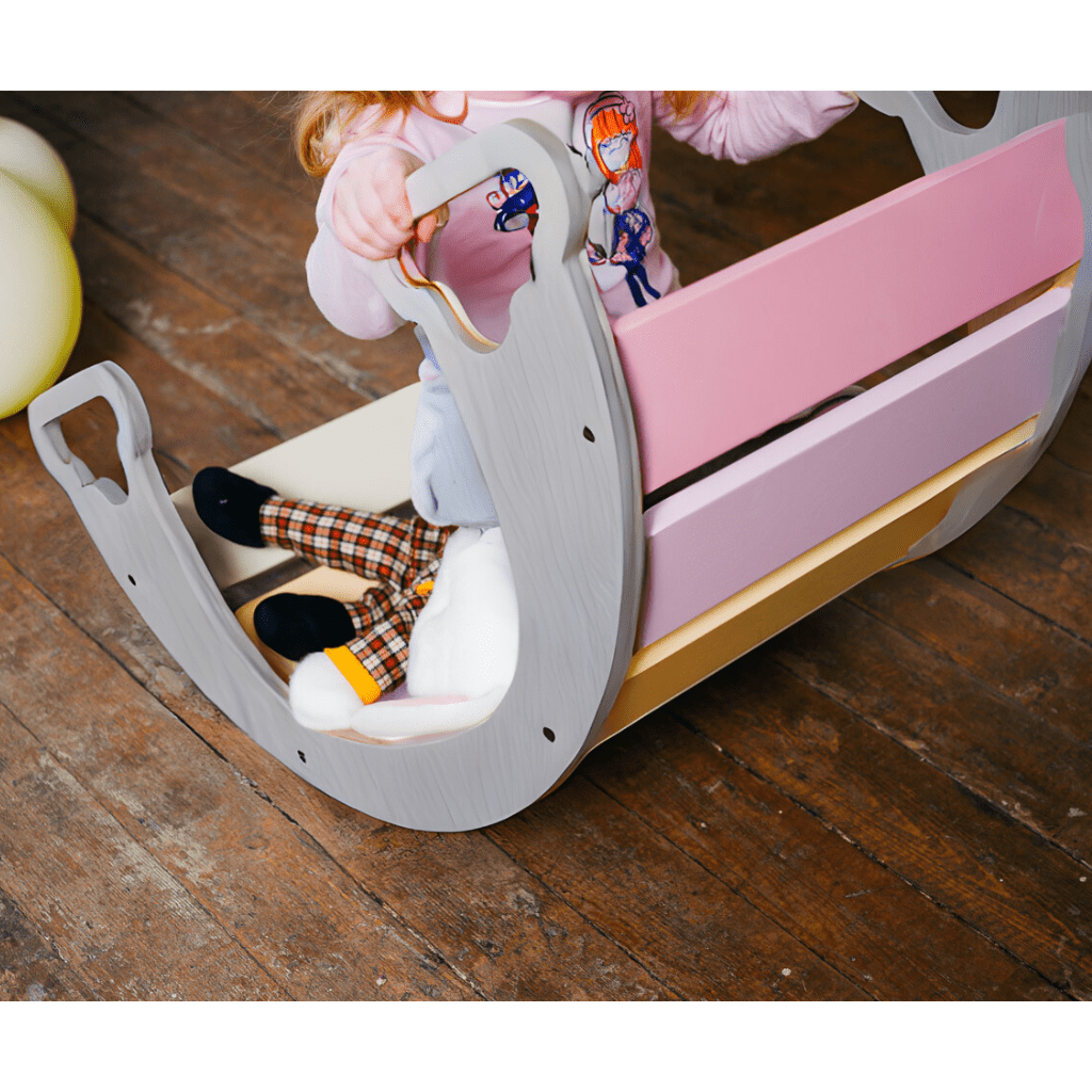 Arche d'Escalade & Balancelle "The Sway" – Arc - en - Ciel (Montessori) en Gris / Gelato | Motricidade Tinitto – Fabrication européenne