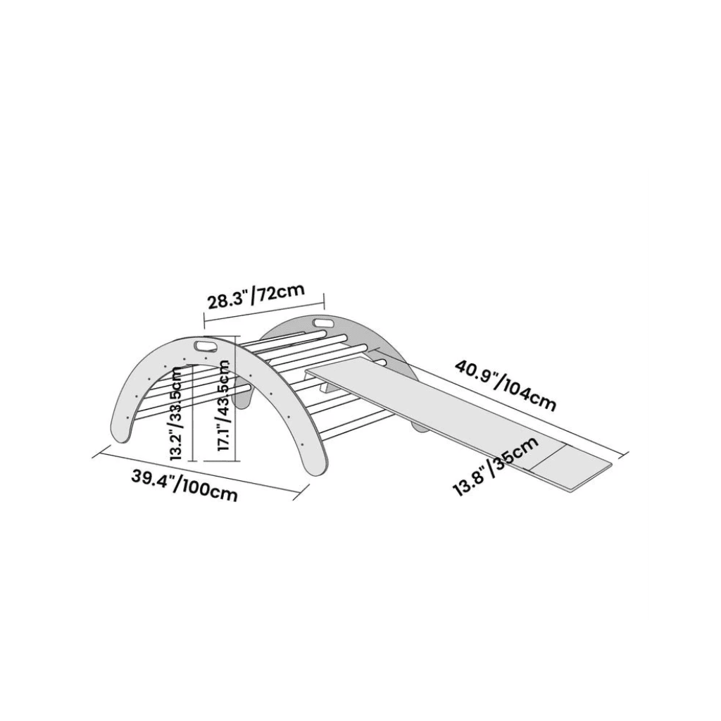 Arco de escalada Montessori em | Motricidade Tinitto – Fabricação europeia