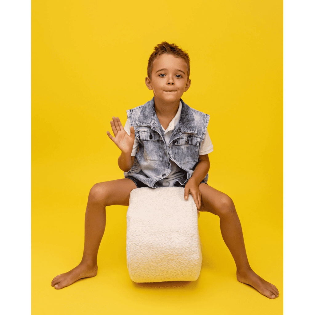 Forma de frijol - Lazo blanco | Motricidade Tinitto – Fabricación europea