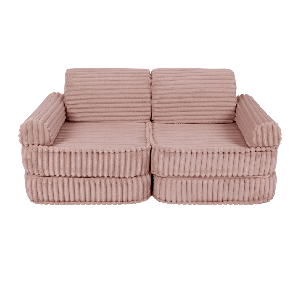 Sofá Modular Médio Infantil - Churros Rosa en | Decoração Tinitto – Fabricação europeia