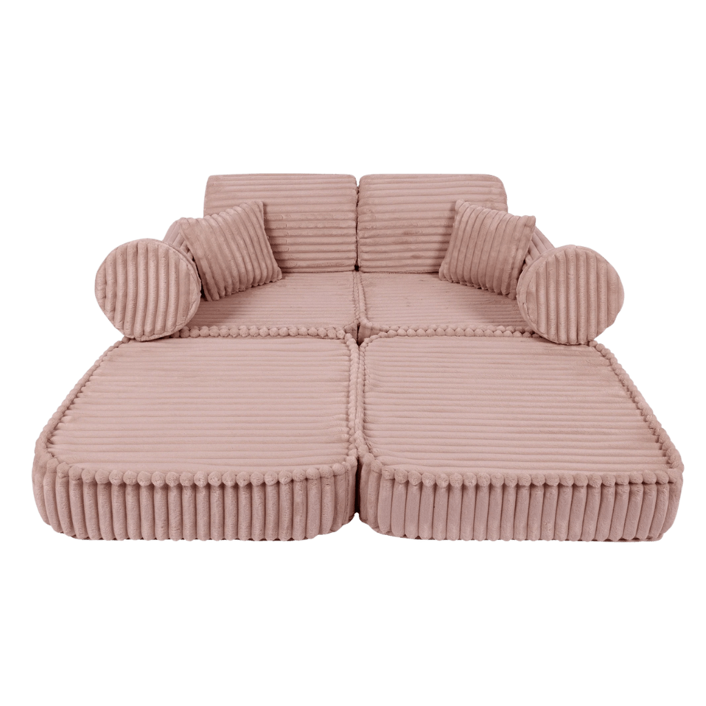 Sofá Modular Médio Infantil - Churros Rosa en | Decoração Tinitto – Fabricação europeia