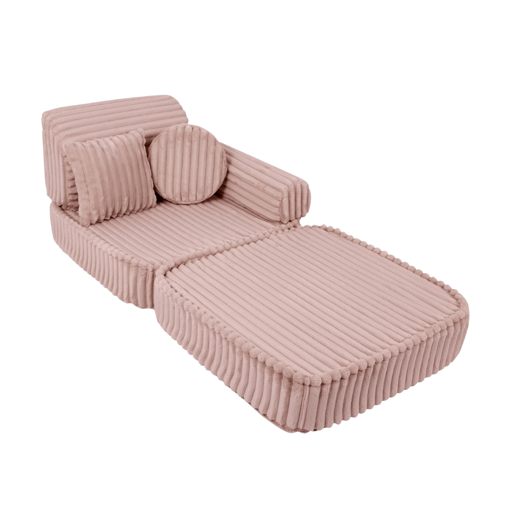 Sofá Modular Médio Infantil - Churros Rosa en | Decoração Tinitto – Fabricação europeia