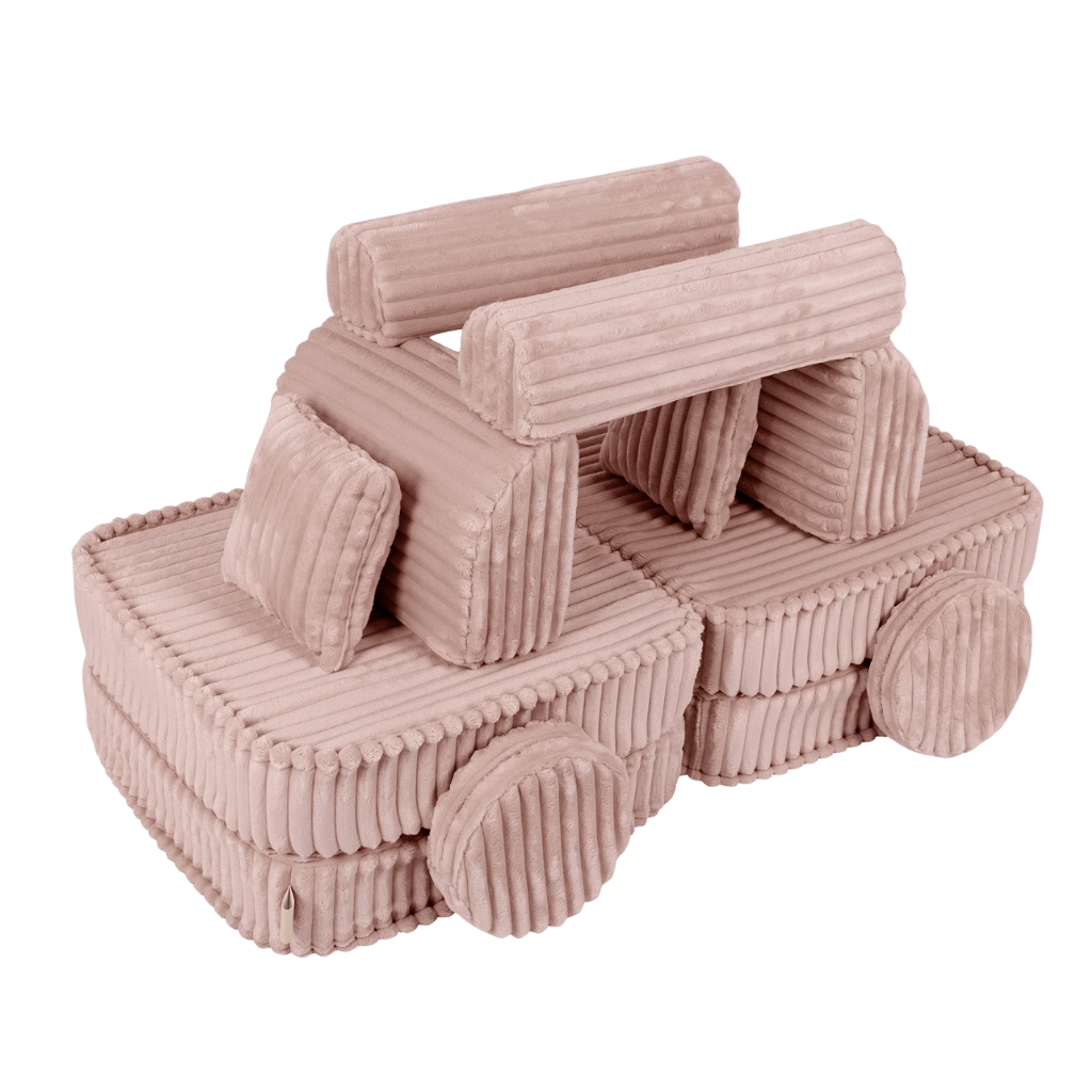 Sofá Modular Médio Infantil - Churros Rosa en | Decoração Tinitto – Fabricação europeia