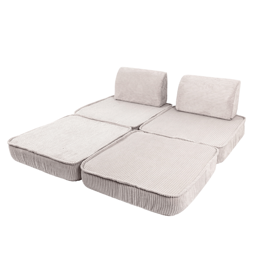 Canapé Modulable Enfant "Basic" 4 Pièces Aesthetic – MeowBaby - Ecru en | Conforto Tinitto – Fabrication européenne