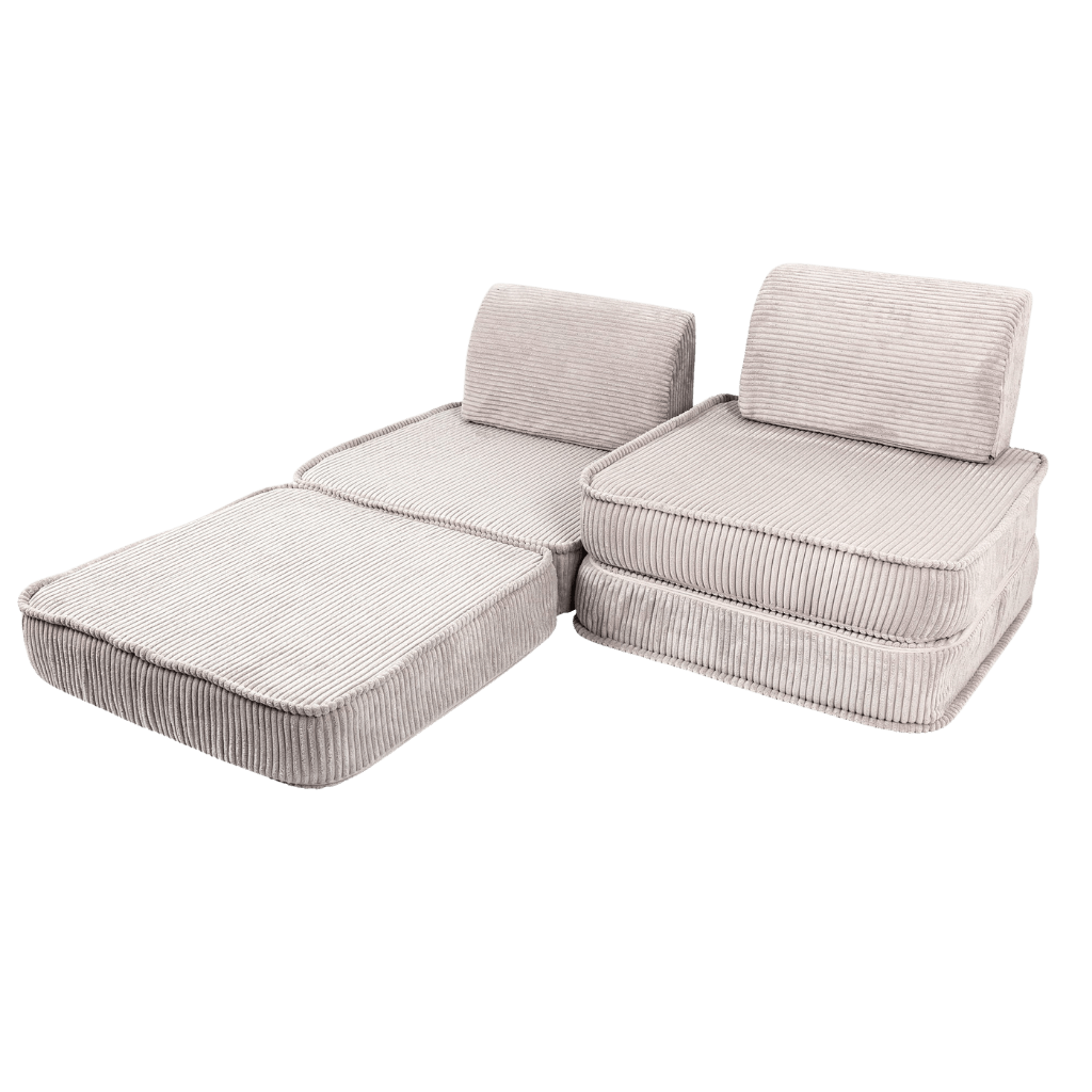 Canapé Modulable Enfant "Basic" 4 Pièces Aesthetic – MeowBaby - Ecru en | Conforto Tinitto – Fabrication européenne