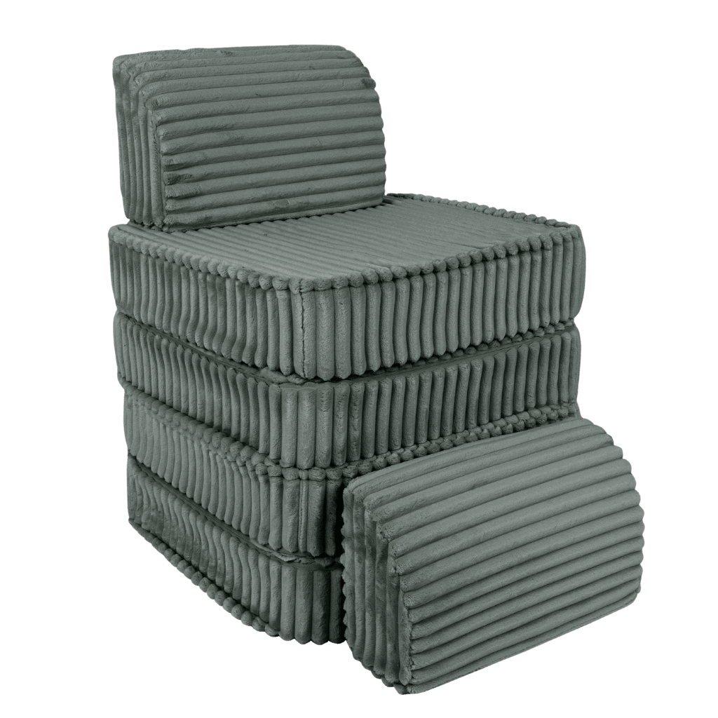 Canapé Modulable Enfant "Basic" 4 Pièces Churros – MeowBaby - Vert forêt en | Conforto Tinitto – Fabrication européenne