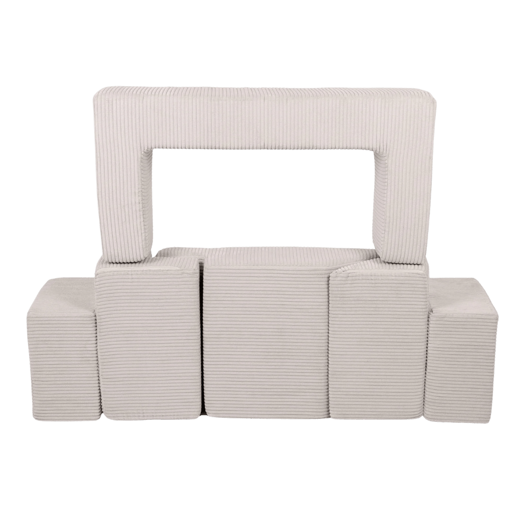 Canapé Modulable Enfant "Bricks" 6 Pièces Aesthetic – MeowBaby - Ecru en | Motricidade Tinitto – Fabrication européenne
