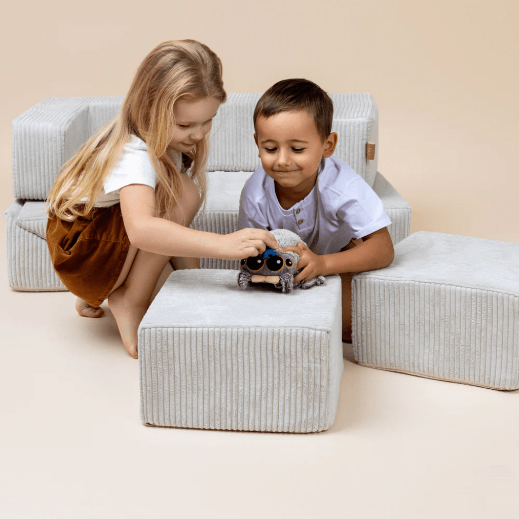 Canapé Modulable Enfant "Bricks" 6 Pièces Aesthetic – MeowBaby - Ecru en | Motricidade Tinitto – Fabrication européenne