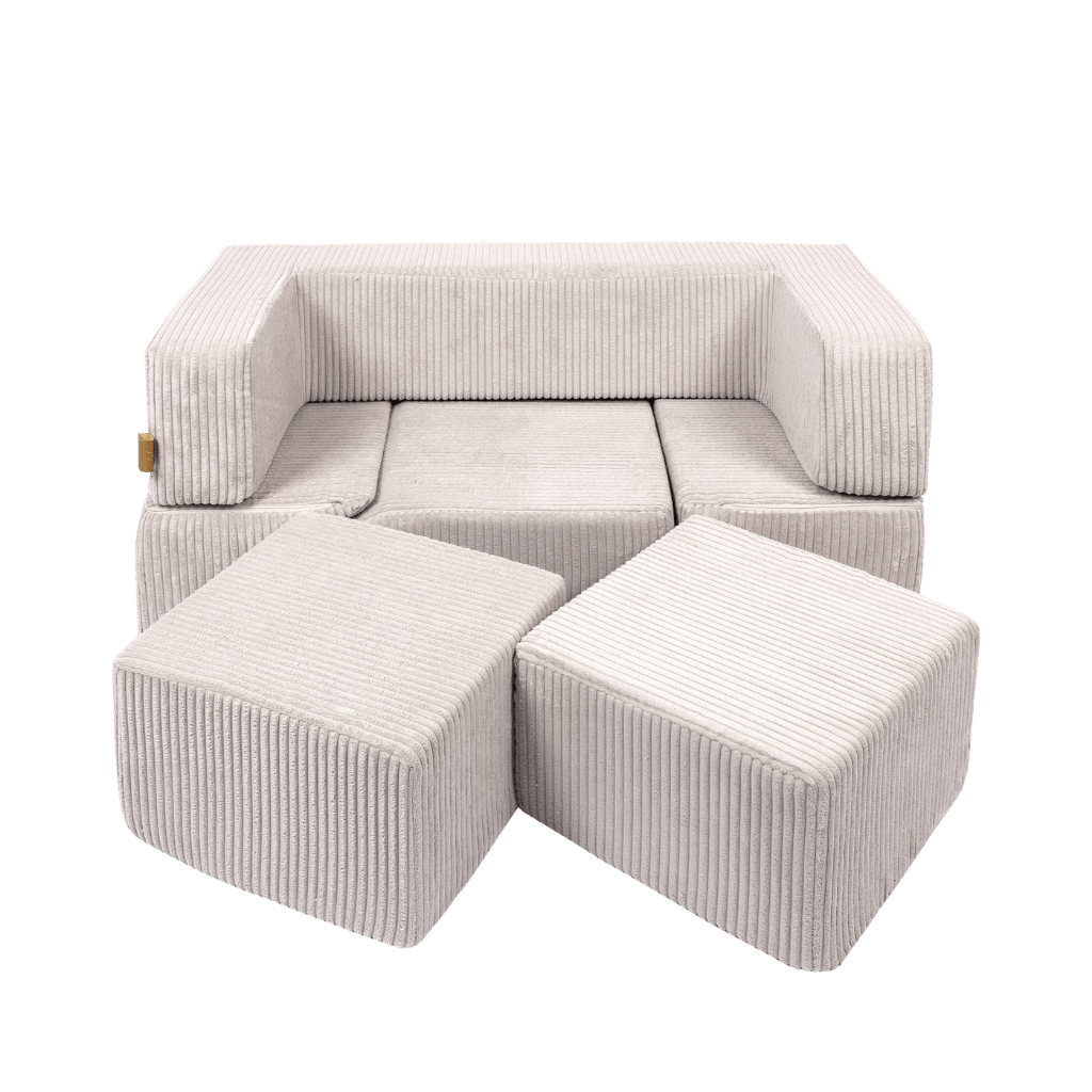 Canapé Modulable Enfant "Bricks" 6 Pièces Aesthetic – MeowBaby - Ecru en | Motricidade Tinitto – Fabrication européenne