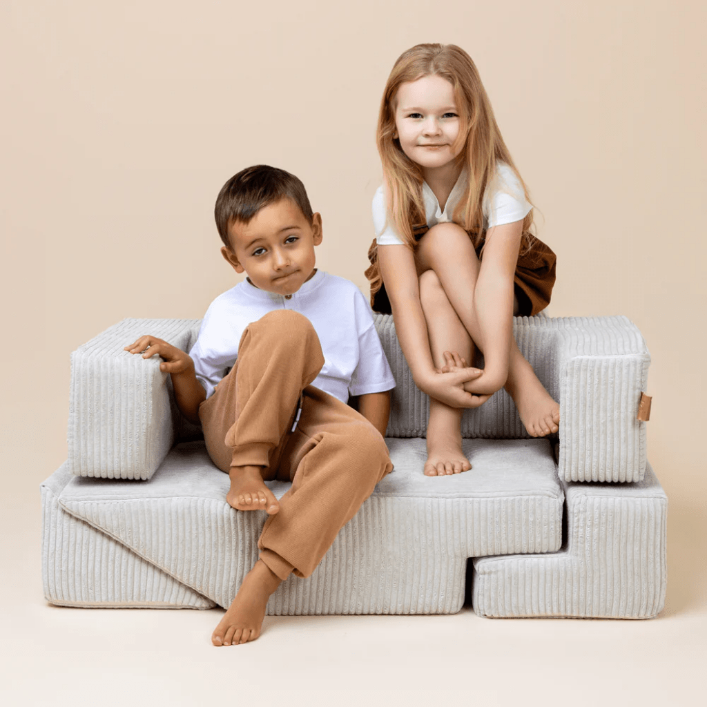 Canapé Modulable Enfant "Bricks" 6 Pièces Aesthetic – MeowBaby - Ecru en | Motricidade Tinitto – Fabrication européenne