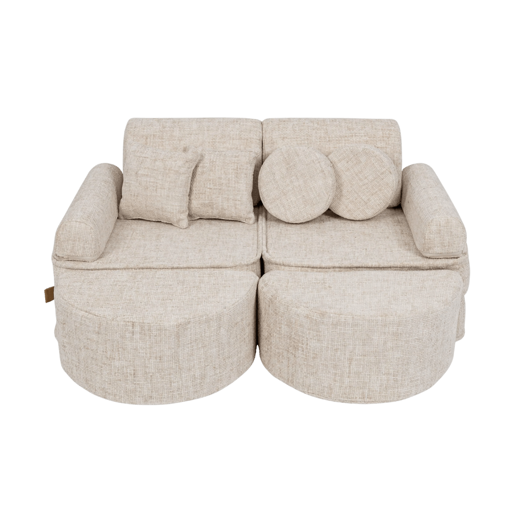 Sofá Modular Infantil Mediano - Tangle Marshmallow Beige en | Decoración Tinitto – Fabricación europea