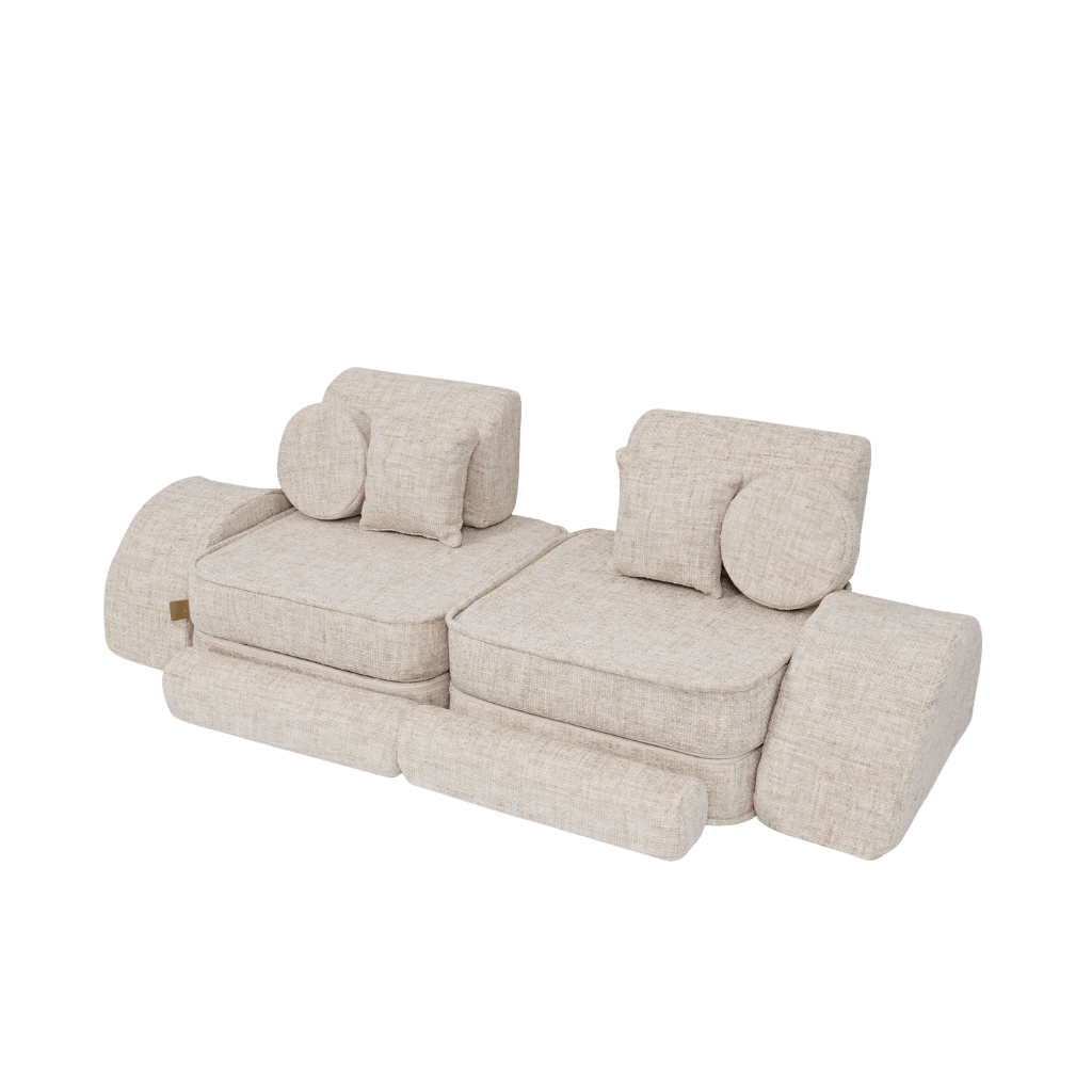 Sofá Modular Infantil Mediano - Tangle Marshmallow Beige en | Decoración Tinitto – Fabricación europea