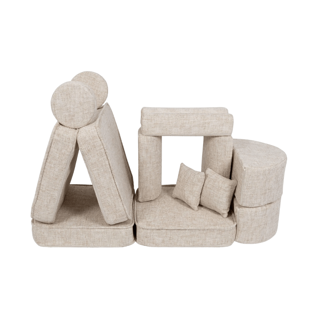 Sofá Modular Infantil Mediano - Tangle Marshmallow Beige en | Decoración Tinitto – Fabricación europea
