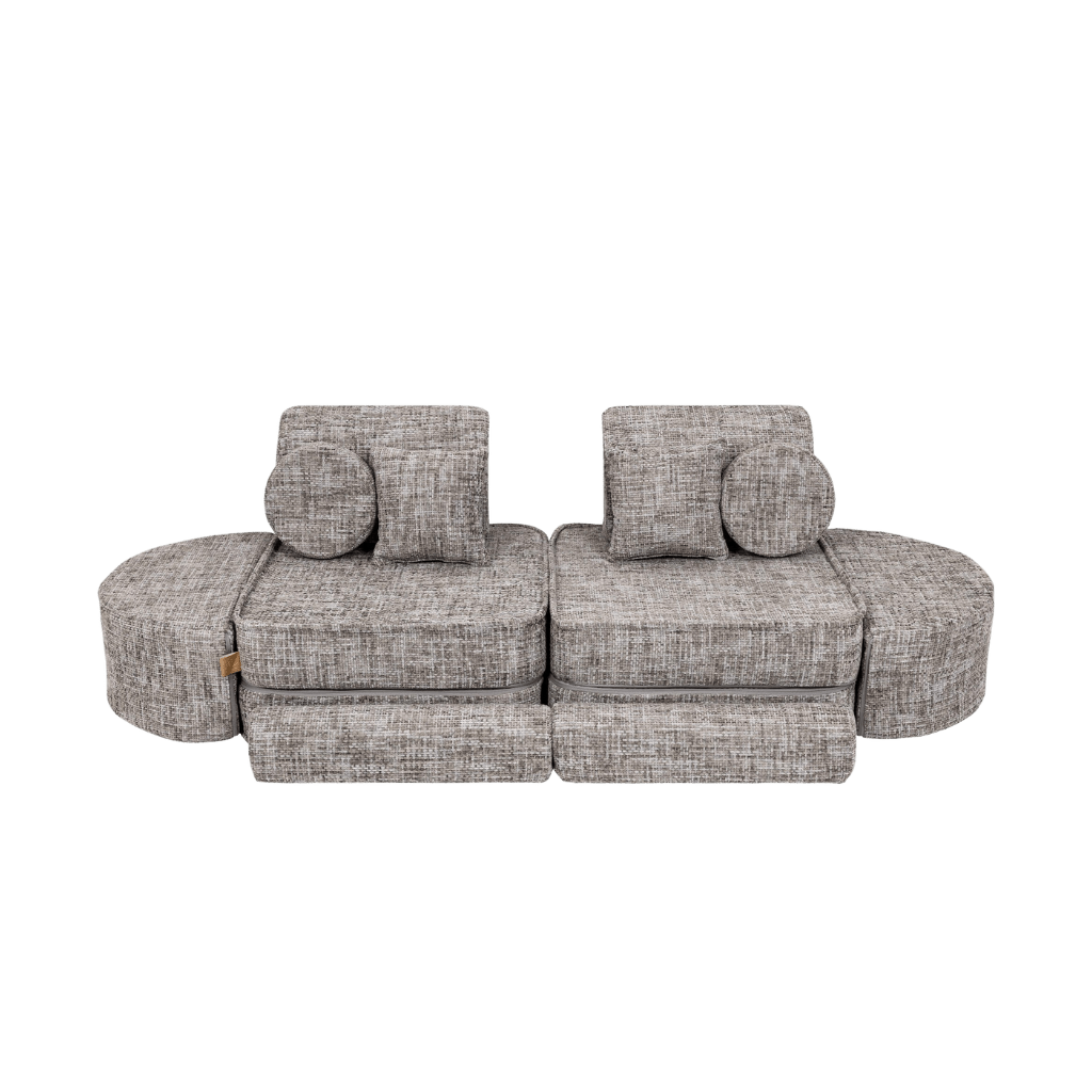 Sofá Modular Médio Infantil - Tangle Moon Cinza in | Decoração Tinitto – Fabricação europeia