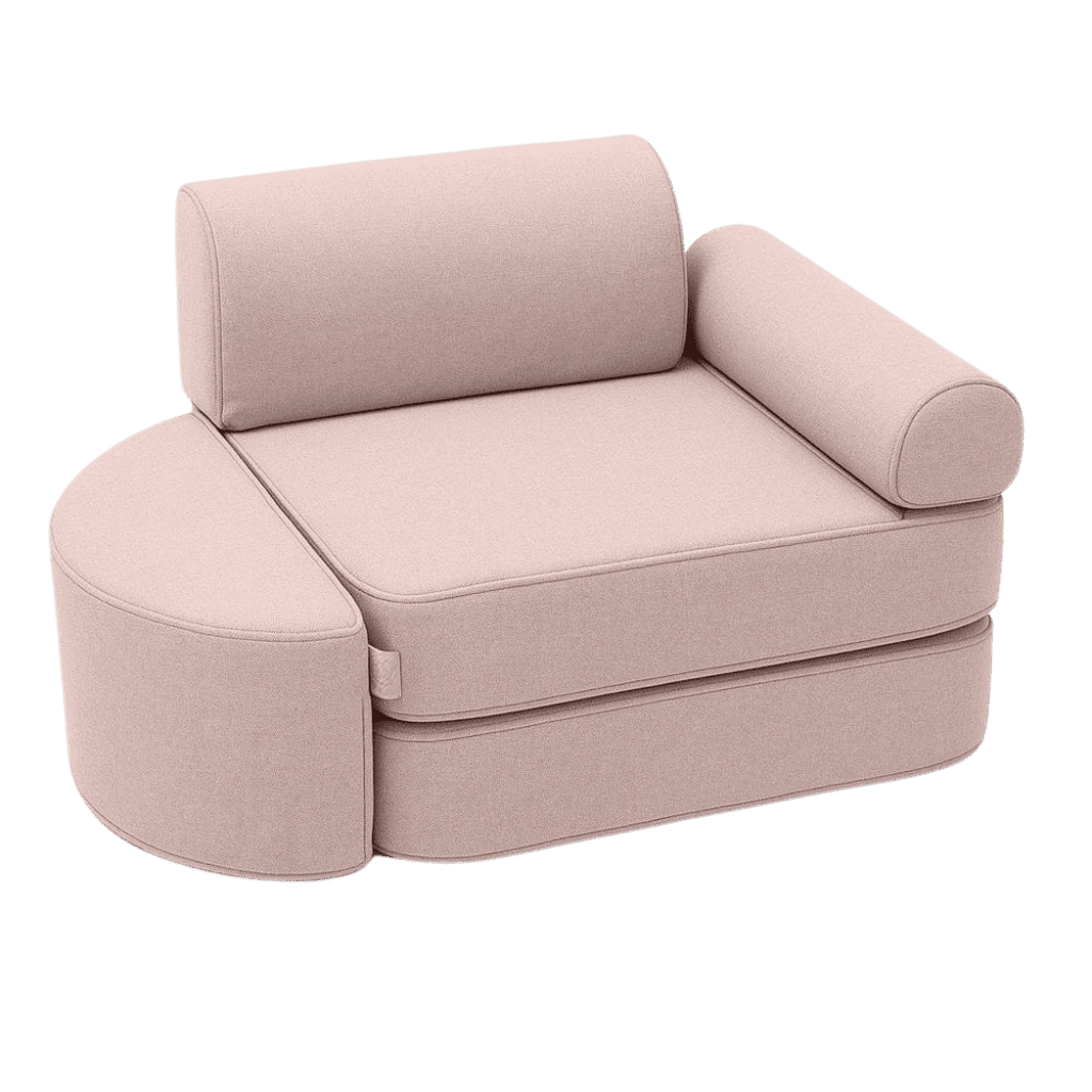 Outzy Mini Sofá infantil interno/externo em rosa | Decoração Tinitto – Fabricação europeia