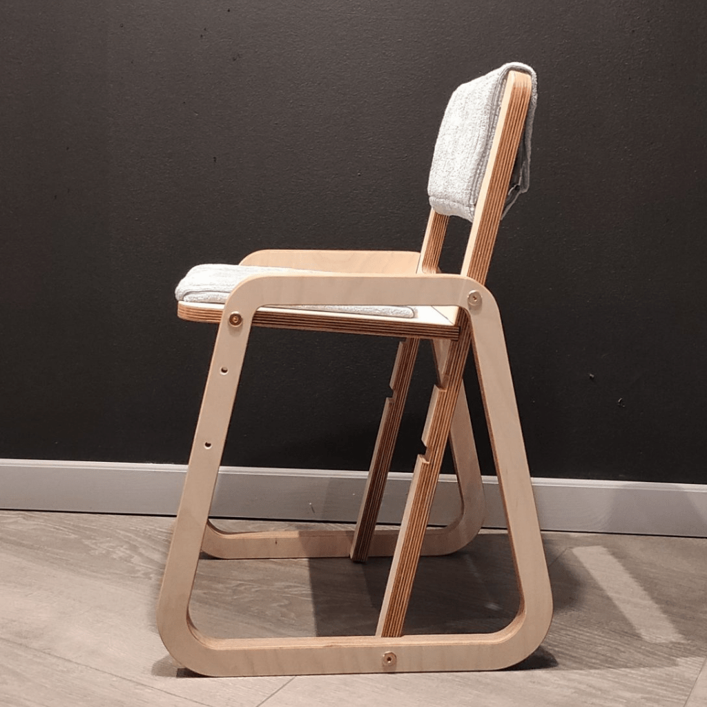 Chaise Évolutive Ergonomique "Julle" – 2 - 10 ans (Luula) - Menthe en | Motricidade Tinitto – Fabrication européenne