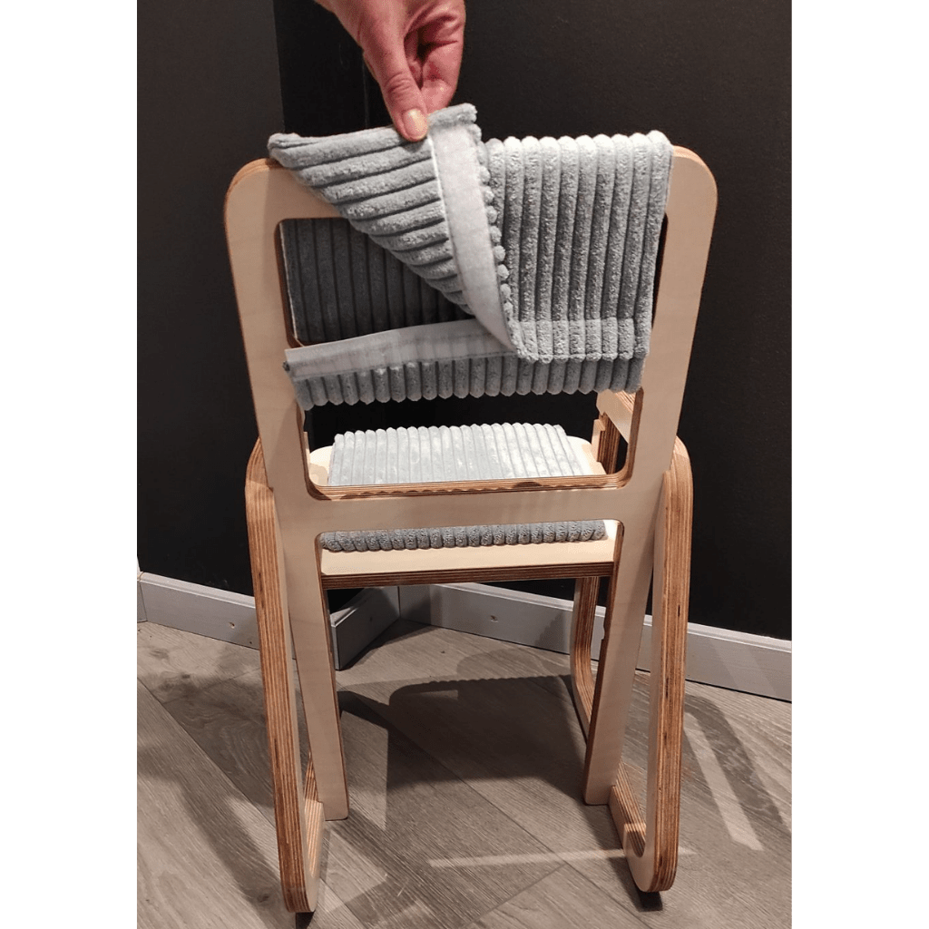 Chaise Évolutive Ergonomique "Julle" – 2 - 10 ans (Luula) - Menthe en | Motricidade Tinitto – Fabrication européenne