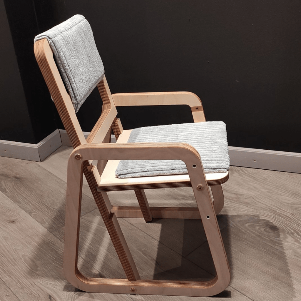 Chaise Évolutive Ergonomique "Julle" – 2 - 10 ans (Luula) - Menthe en | Motricidade Tinitto – Fabrication européenne