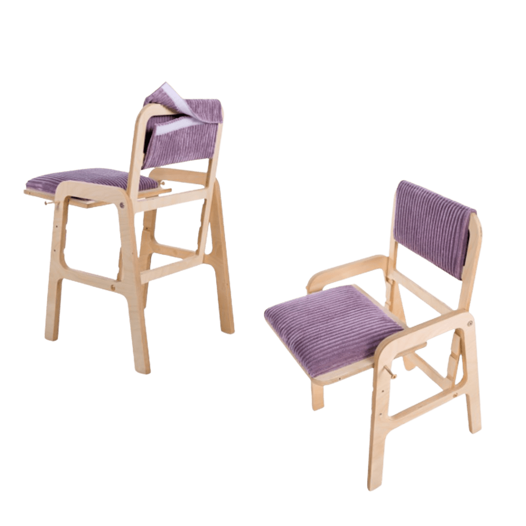 Chaise Évolutive Rembourrée "Luula" – Ergonomie 2 - 12 ans - Menthe en | Decoração Tinitto – Fabrication européenne