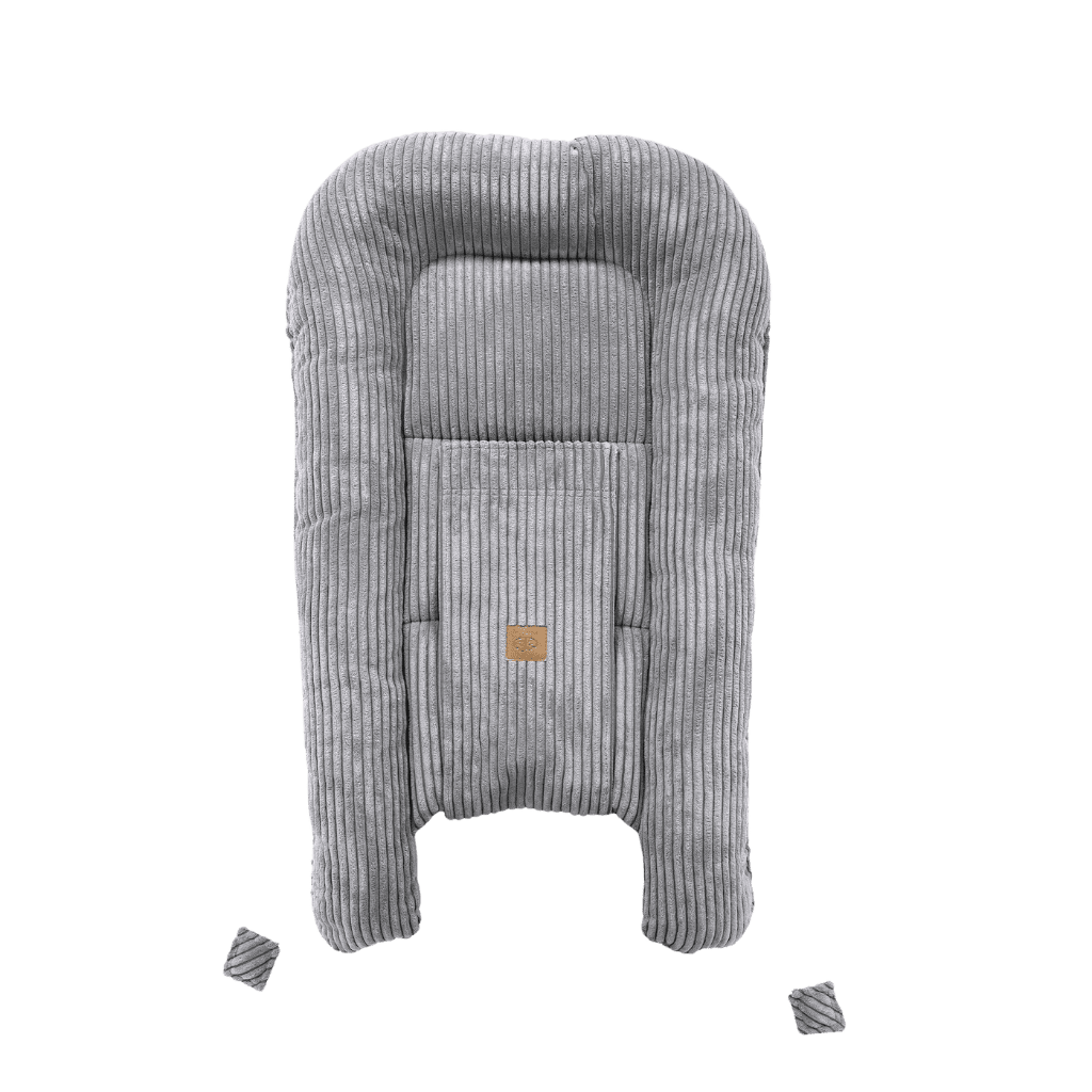 Luxury Baby Sleep Cocoon - Cinza pt | Conforto Tinitto – Fabricação europeia