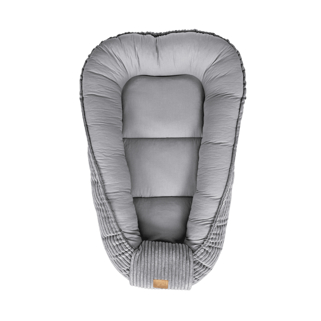 Luxury Baby Sleep Cocoon - Cinza pt | Conforto Tinitto – Fabricação europeia