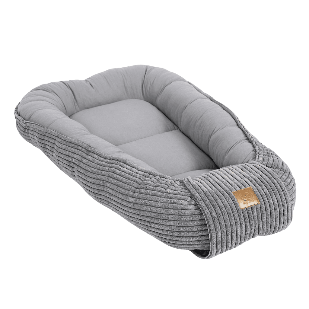 Luxury Baby Sleep Cocoon - Cinza pt | Conforto Tinitto – Fabricação europeia