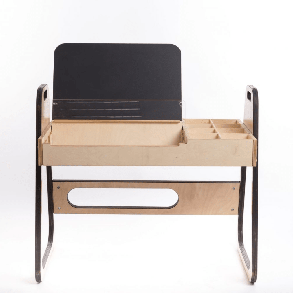 Ensemble Bureau & Chaise Évolutif "Julle" – Set Créatif & Sensoriel (2 - 10 ans) - Rose Framboise en | Decoração Tinitto – Fabrication européenne