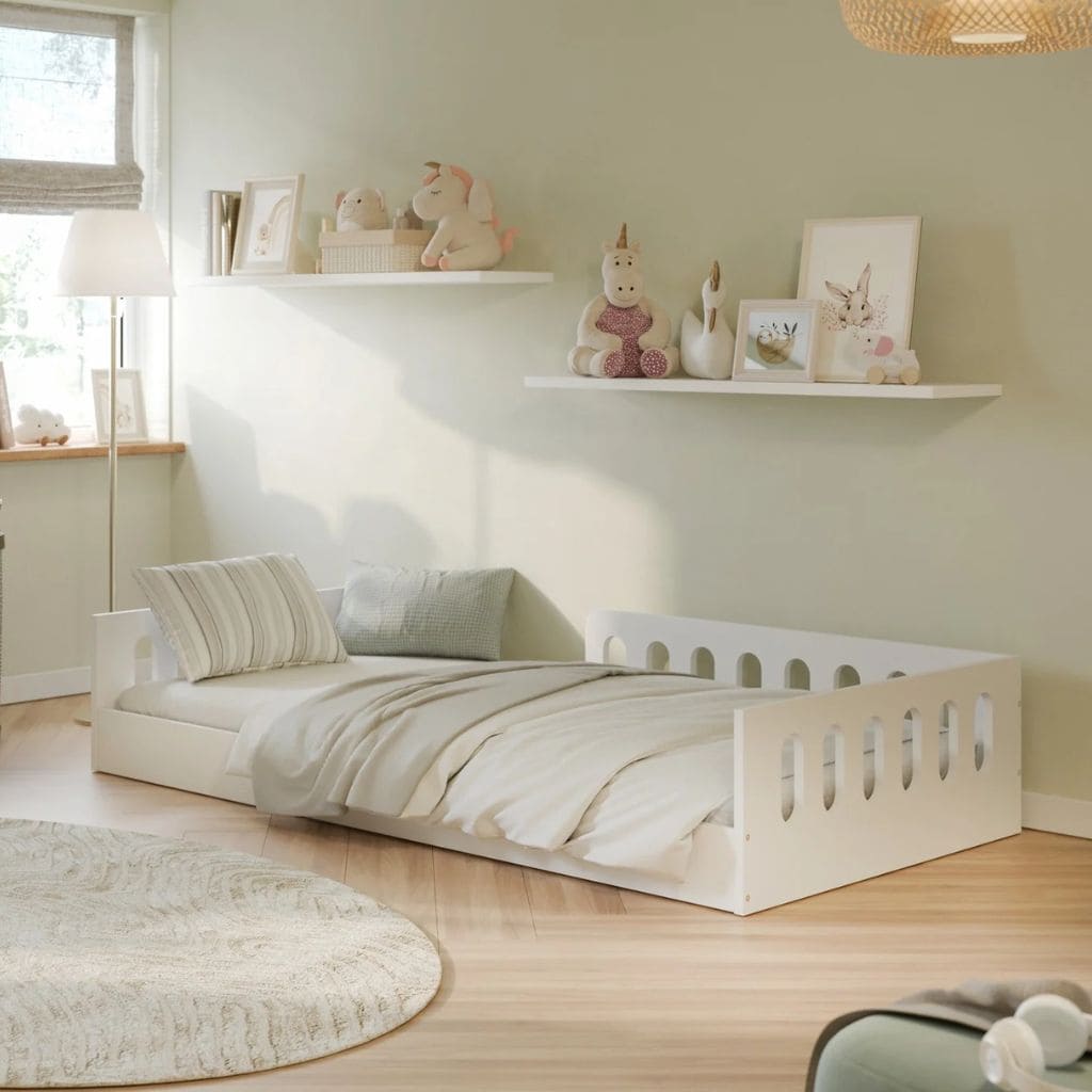 Cama de chão para crianças Timon Design em 160x80 | móveis Tinitto – Fabricação europeia