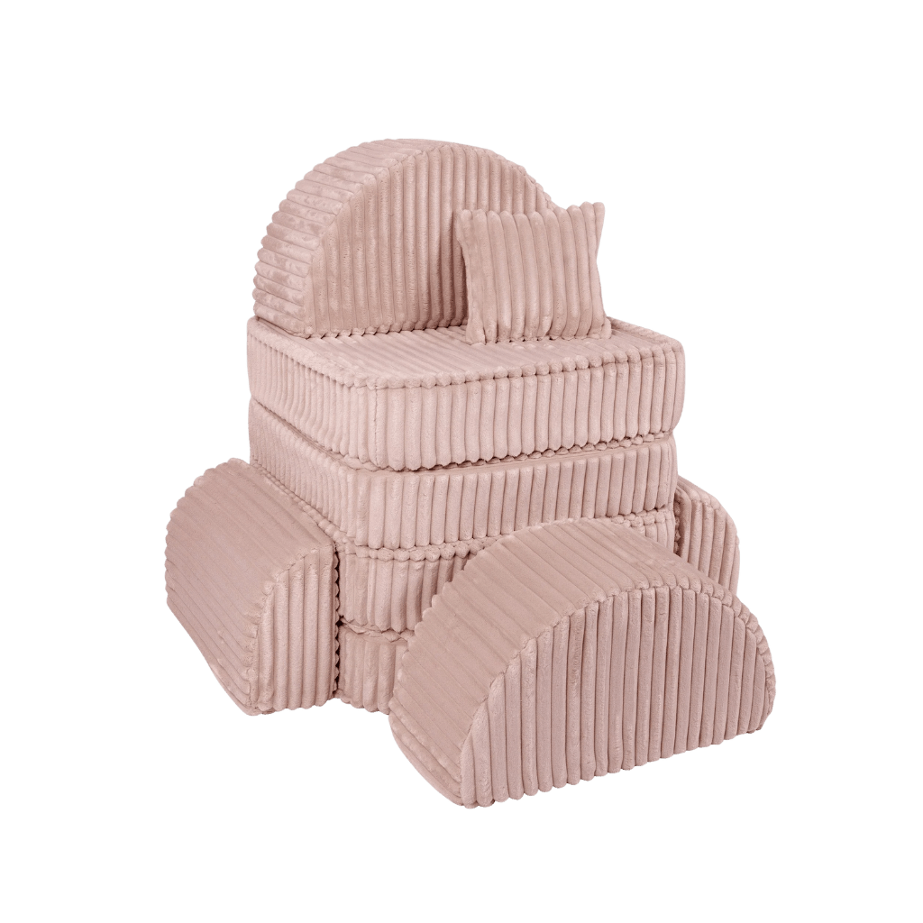 Sofá Modular Médio Infantil - Churros Rosa en | Decoração Tinitto – Fabricação europeia