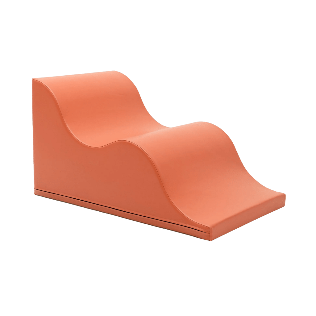 Module de Motricité "Mega Wave" – Vague d'Équilibre & Escalade (IGLU) - Rose saumon en | Motricidade Tinitto – Fabrication européenne