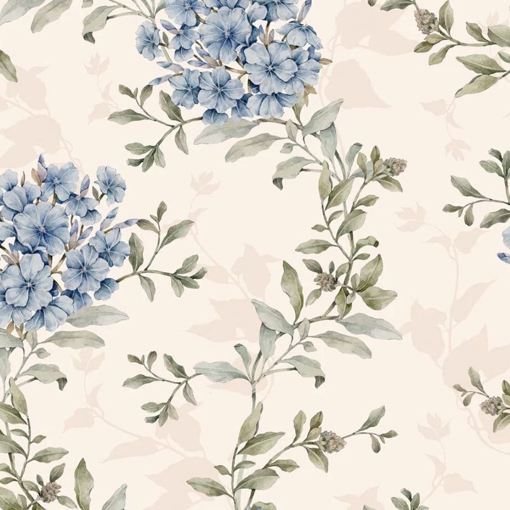 Papel de parede tecido azul premium | móveis Tinitto – Fabricação europeia