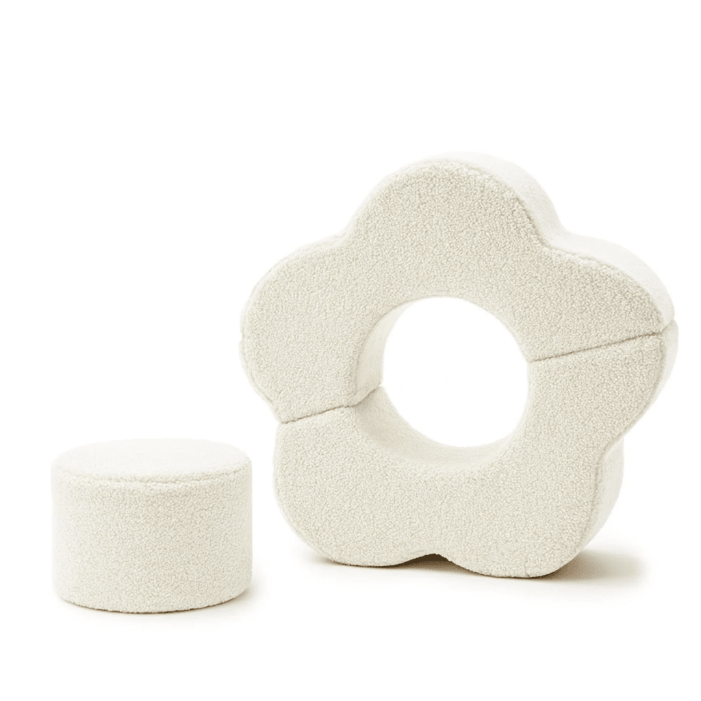 Parcours de Psychomotricité en Mousse "Flower" (3 éléments) - Bearly Crémeux en | Motricidade Tinitto – Fabrication européenne