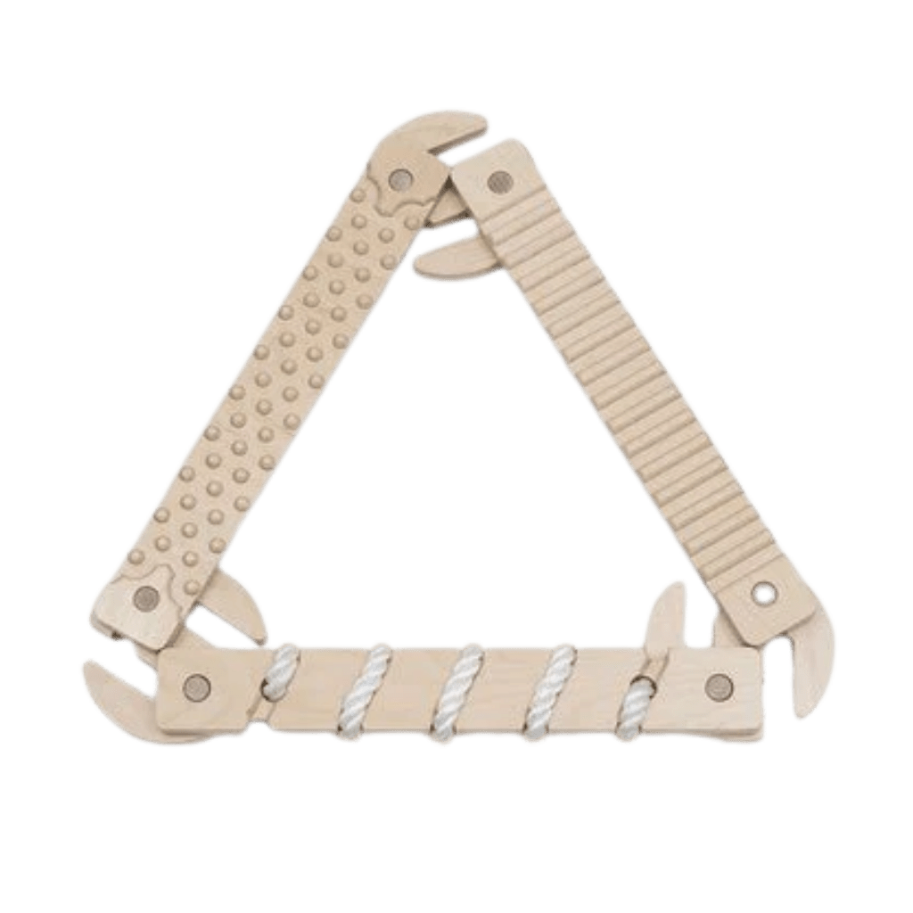 Parcours d'Équilibre Montessori TIPITOO® - Mini Corde blanche en Bois | Motricidade Tinitto – Fabrication européenne