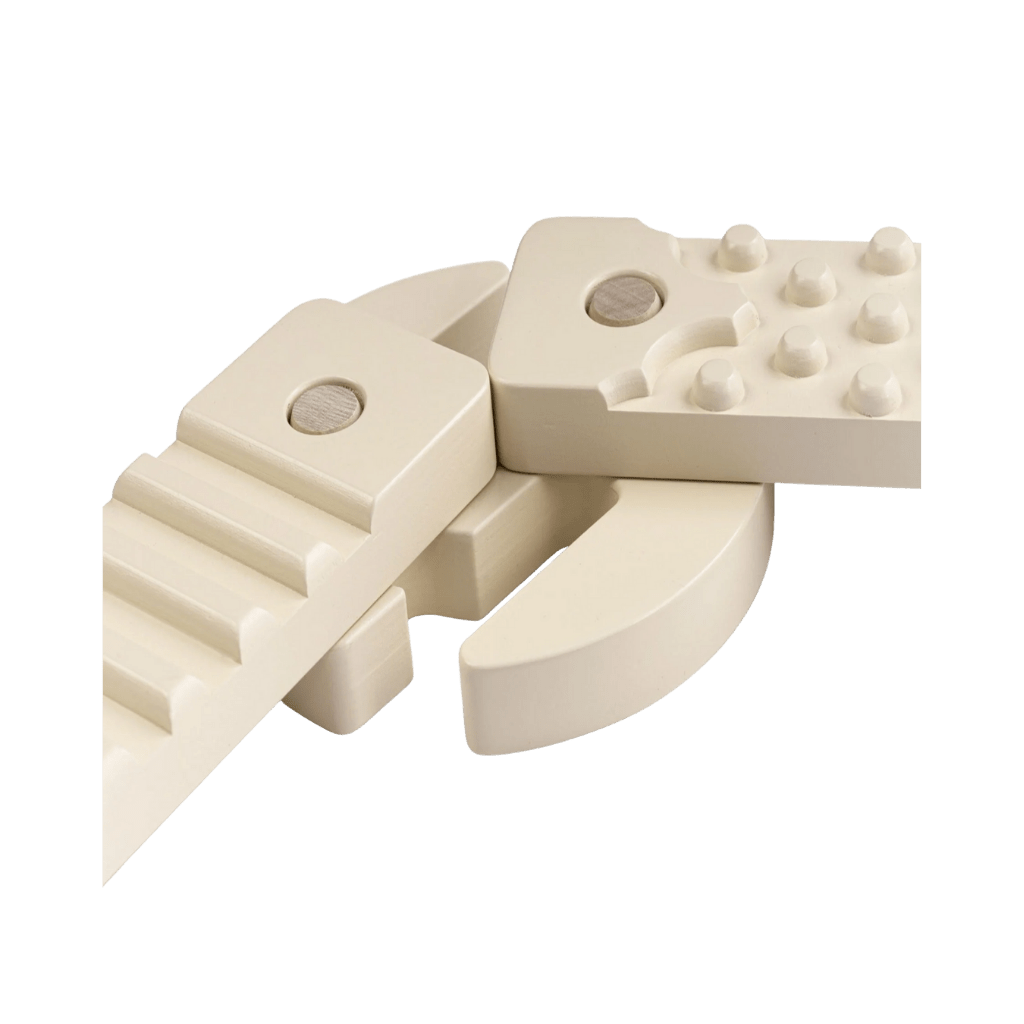 Parcours d'Équilibre Montessori TIPITOO® - Mini Corde blanche en Non verni | Motricidade Tinitto – Fabrication européenne