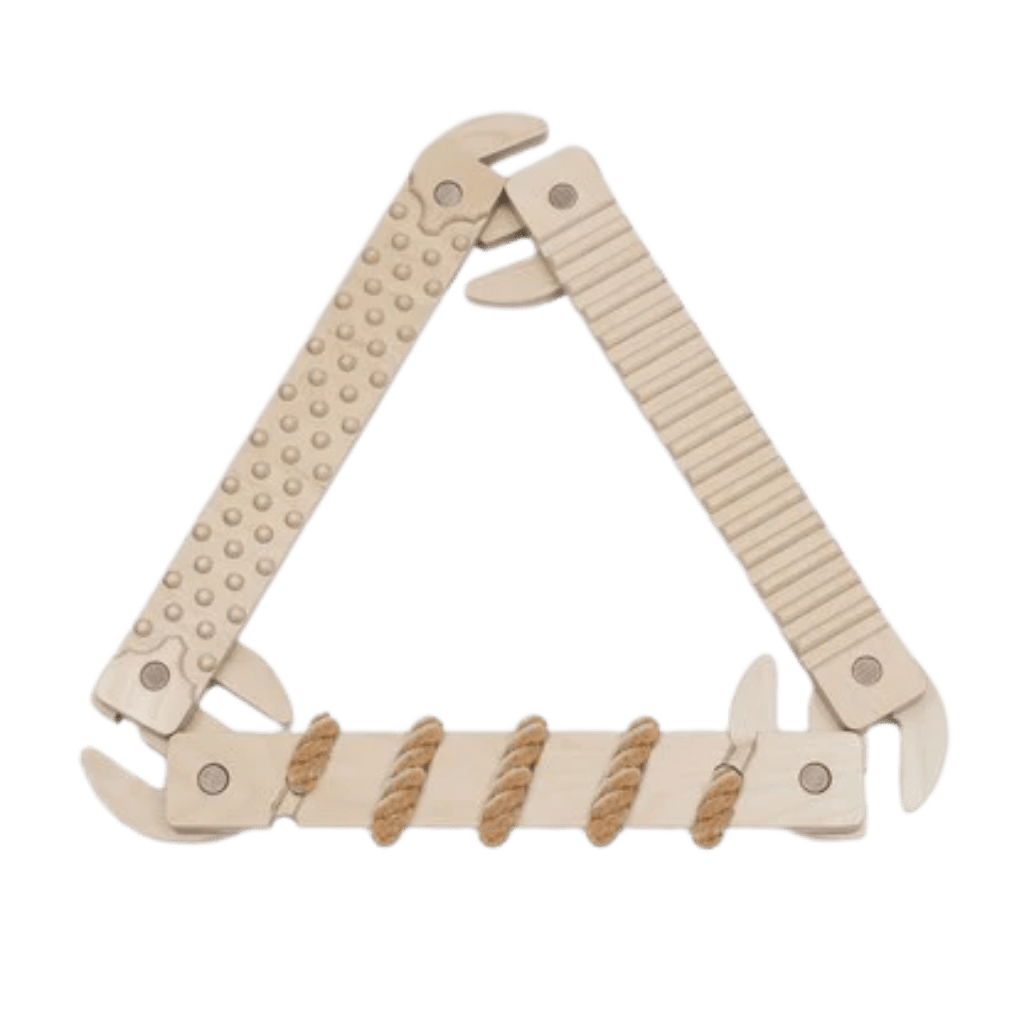 Parcours d'Équilibre Montessori TIPITOO® - Mini Corde de jute en Bois | Motricidade Tinitto – Fabrication européenne