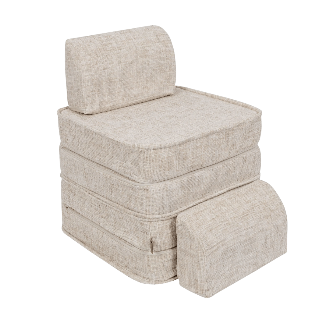 Sofá Modular Pequeño para Niños - Tangle Marshmellow Beige en | Decoración Tinitto – Fabricación europea