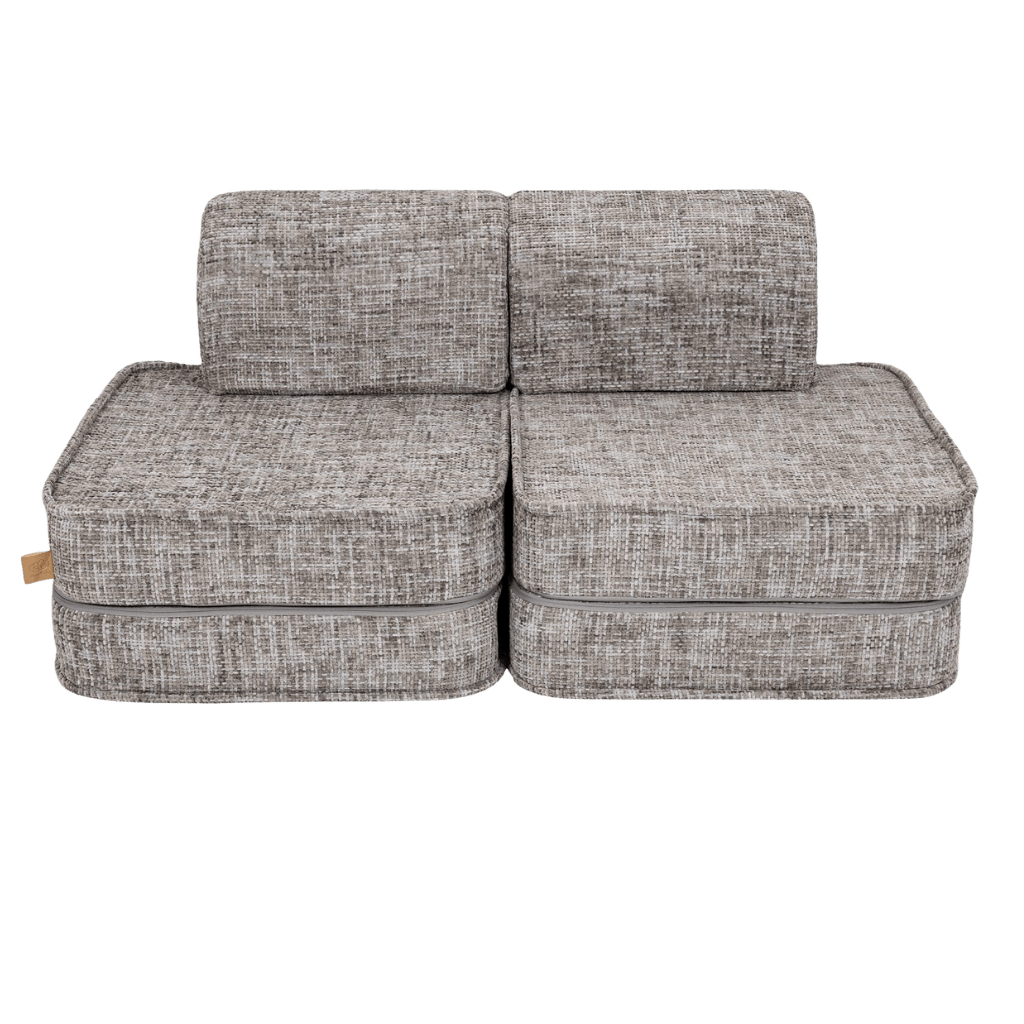 Sofá modular pequeno para crianças - Tangle Moon Grey in | Decoração Tinitto – Fabricação europeia