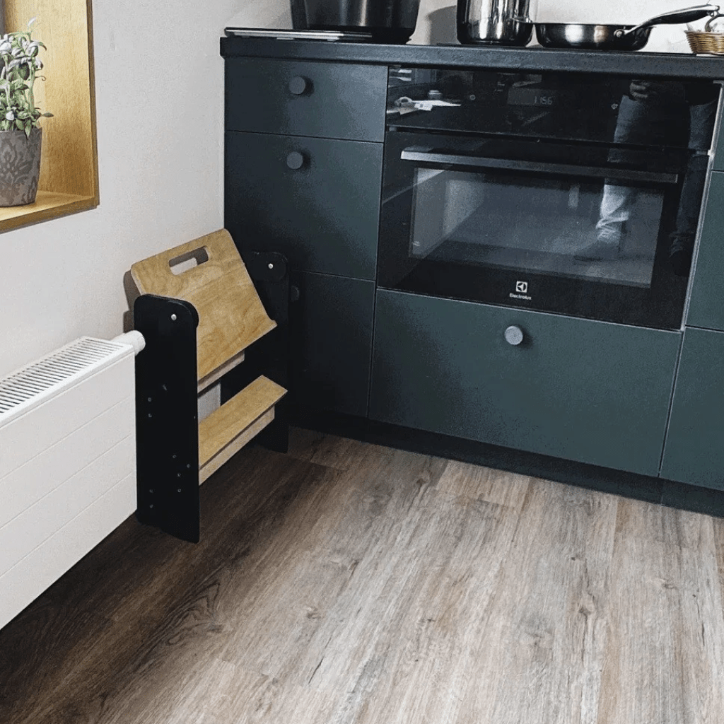 Taburete Infantil Pequeño de Madera en Madera Natural | Motricidade Tinitto – Fabricación europea