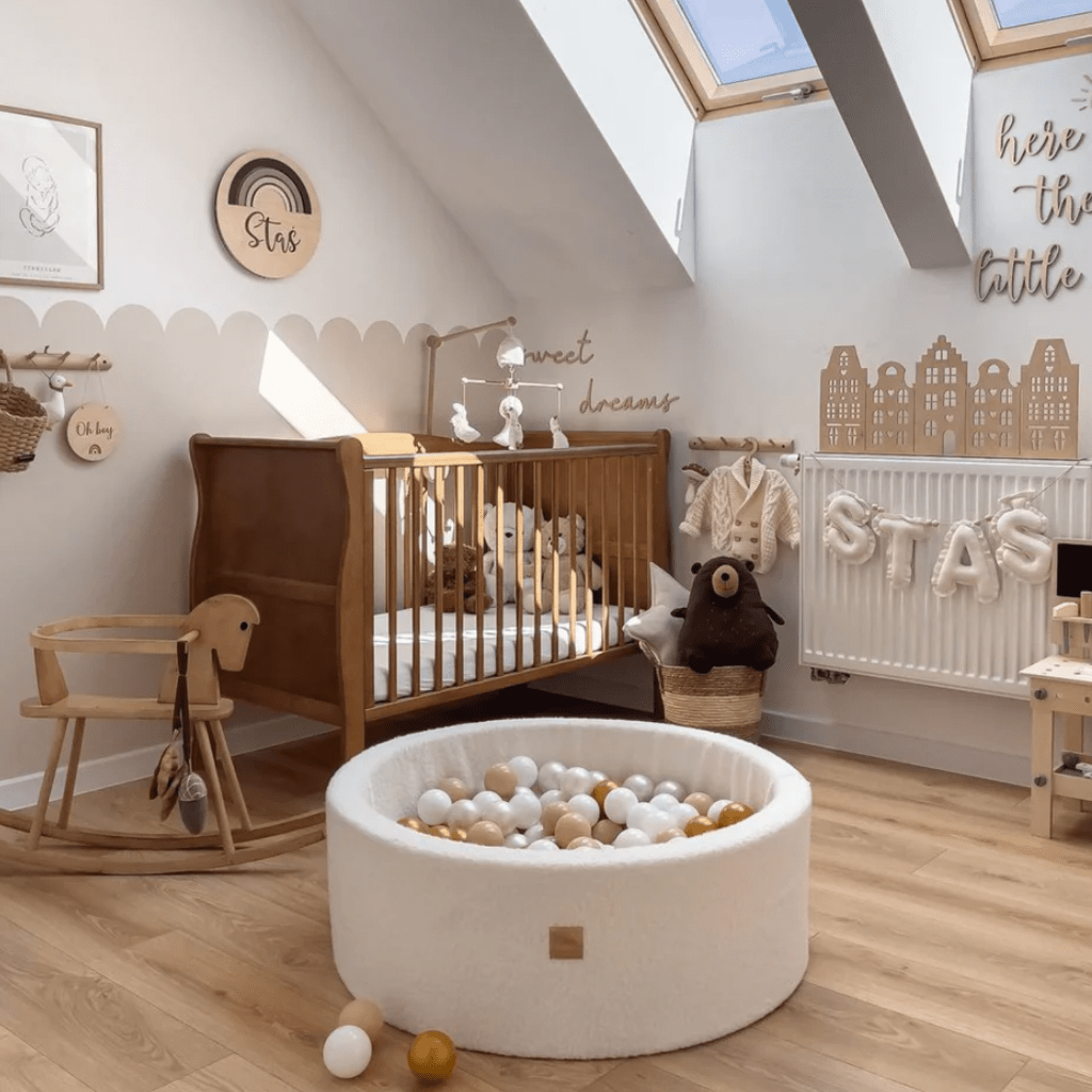 Piscine à Balles en Bouclé 90 x 40cm avec 300 balles en | Motricidade Tinitto – Fabrication européenne