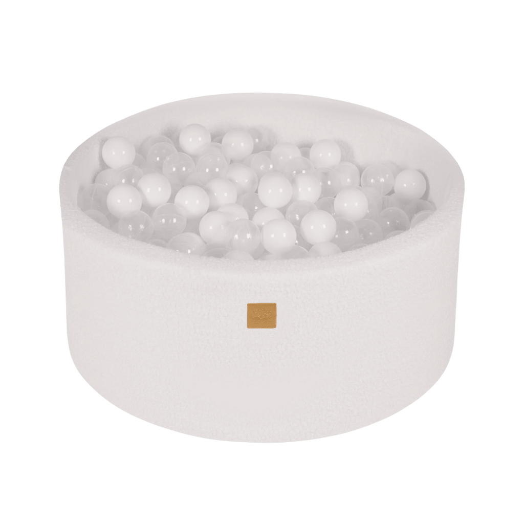 Piscine à Balles en Bouclé 90 x 40cm avec 300 balles en | Motricidade Tinitto – Fabrication européenne