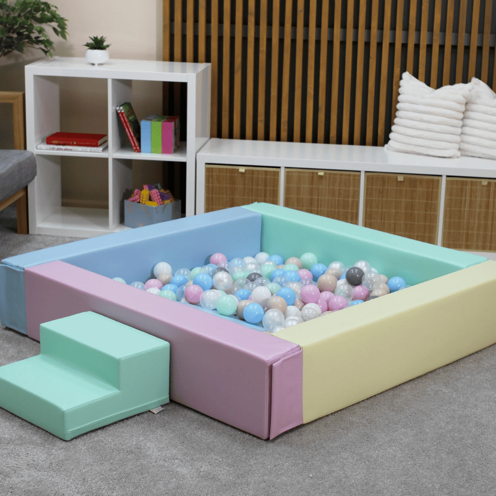 Ball pit Soft Play - Light Pastel in | Motricidade Tinitto – European manufacturing