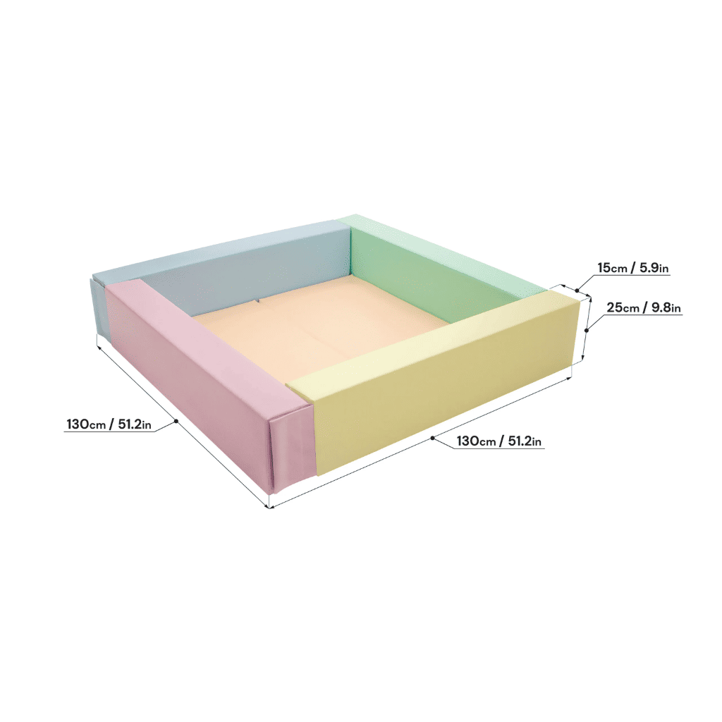 Ball pit Soft Play - Light Pastel in | Motricidade Tinitto – European manufacturing