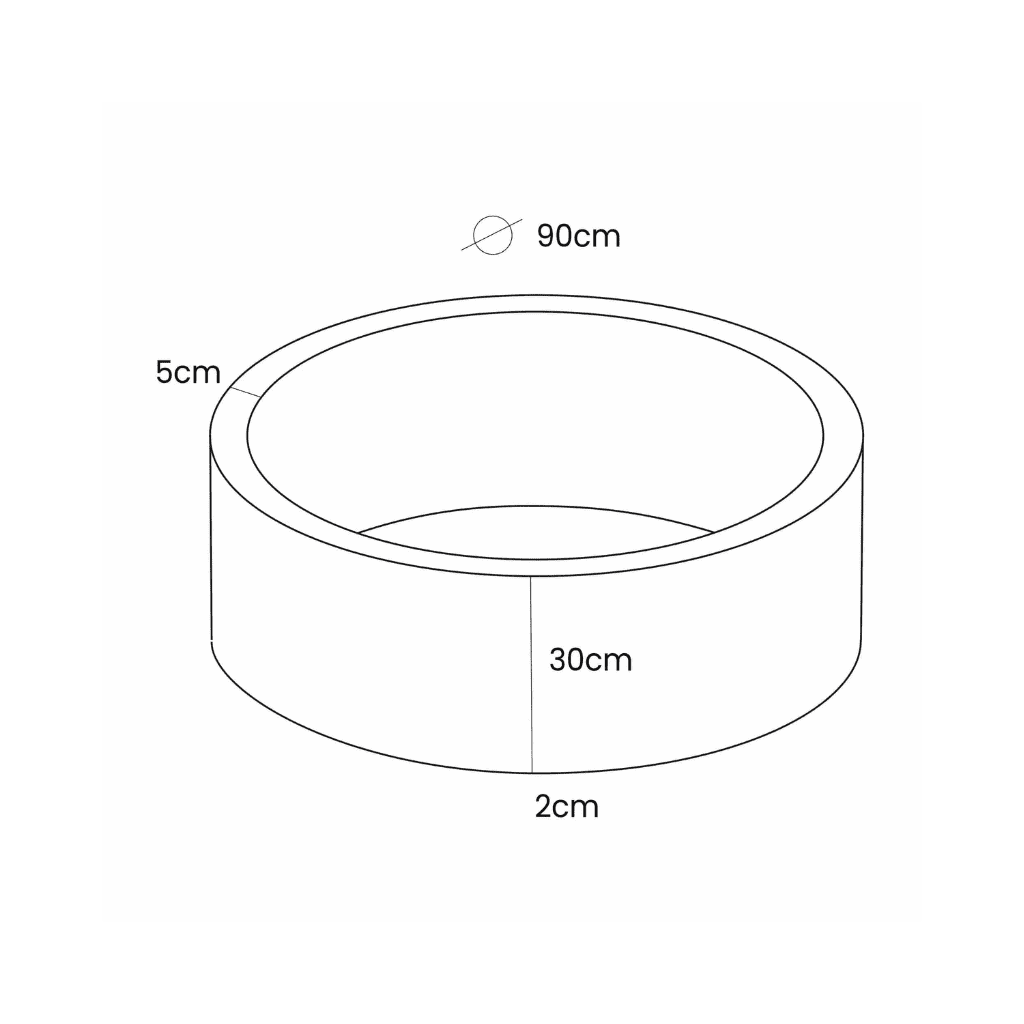 Piscina de bolas Tartaruga Bouclé – Rosa Framboesa | Motricidade Tinitto – Fabricação europeia