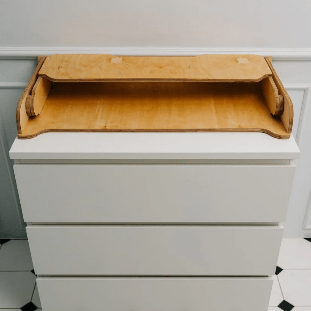 Plan à Langer Universel & Évolutif (Compatible IKEA) en Laqué | Conforto Tinitto – Fabrication européenne