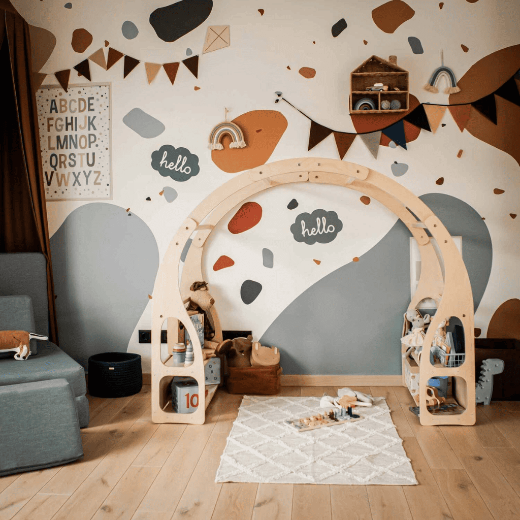 Play Stand Montessori in Wood in | Motricidade Tinitto – European manufacturing