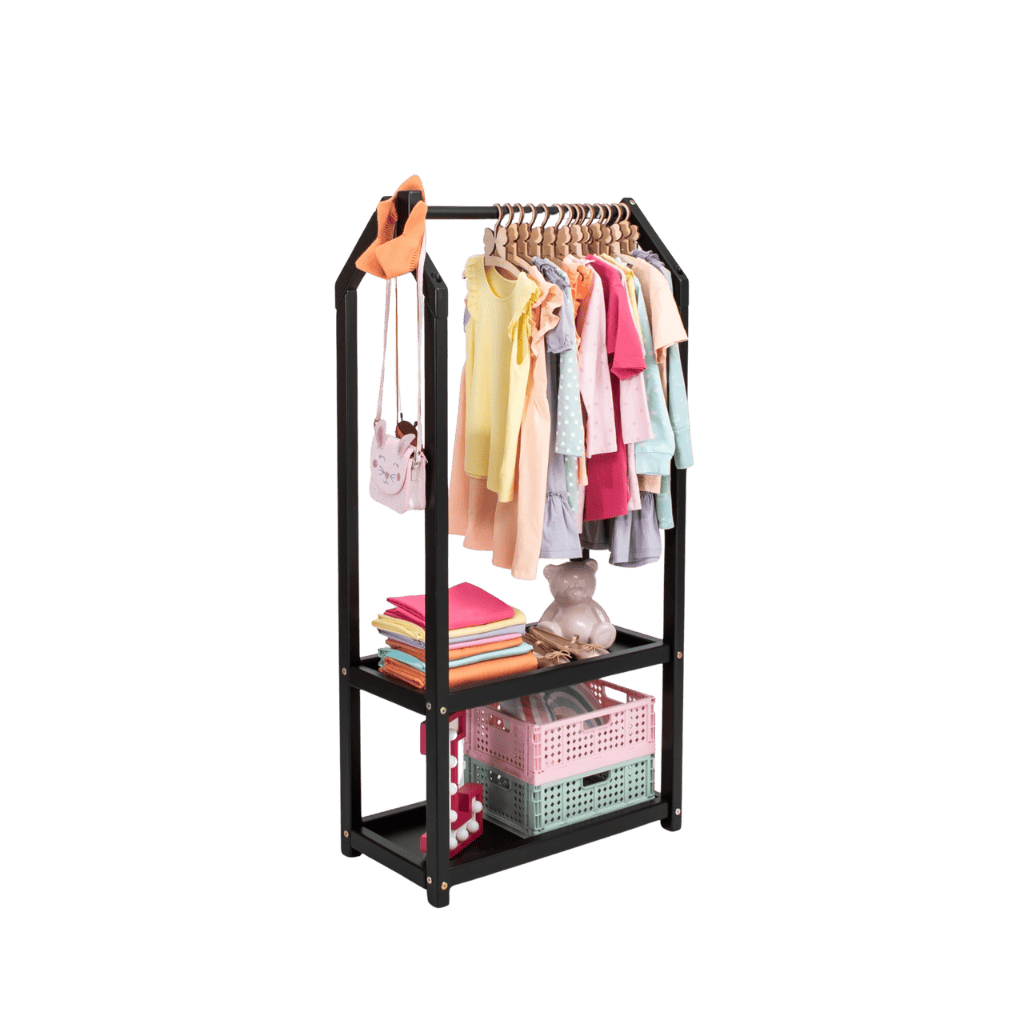 Perchero con forma de casa en color negro | Decoración Tinitto – Fabricación europea