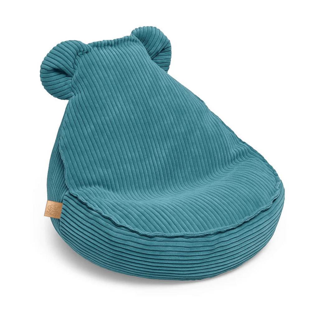 Pouf Poire "Sako" en Velours Teddy – MeowBaby - Turquoise en | Conforto Tinitto – Fabrication européenne