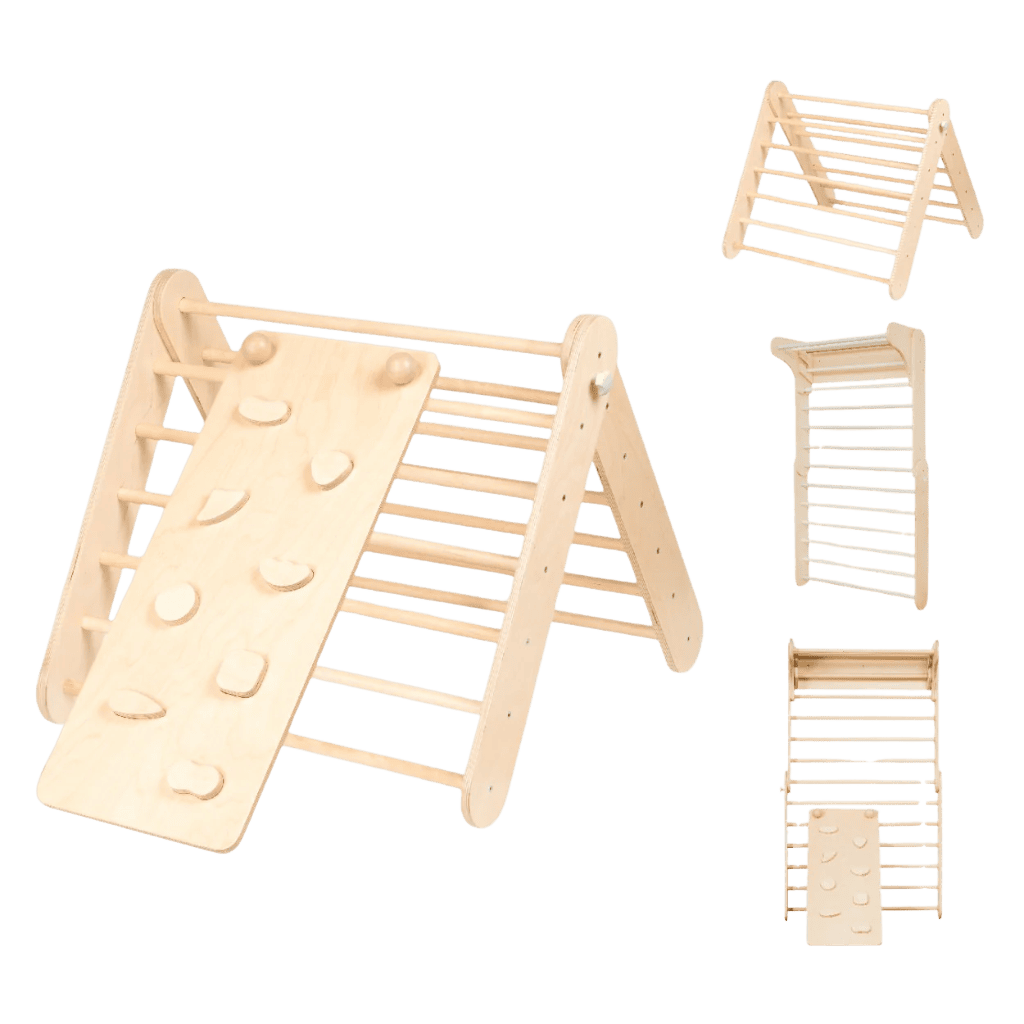 Ramp for the Pikler Triangle and the Swedish Wall in Pastel | Motricidade Tinitto – European manufacturing